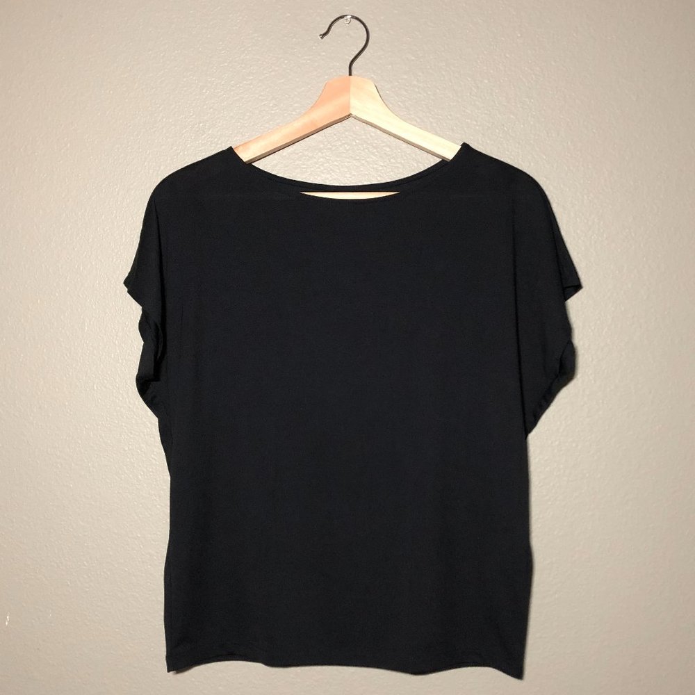 Uniqlo Drape Crew Neck Short-Sleeve T-Shirt